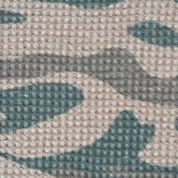 Retro Old Navy Camo Thermal Long Sleeve Henley Shirt - Men's Large Camo Shirt - Picture 7 of 12